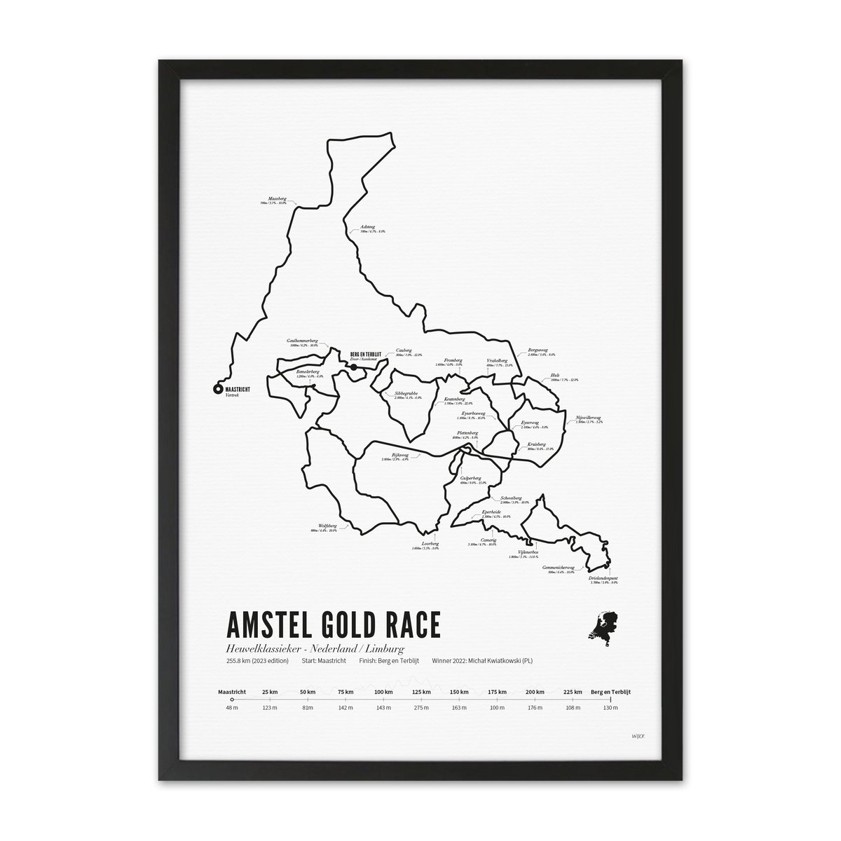 Poster von Amstel Gold Race - 2023 | WIJCK.